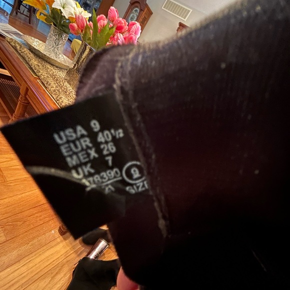 Christian Siriano black faux suede boots with back zipper. Excellent condition. - Picture 7 of 7